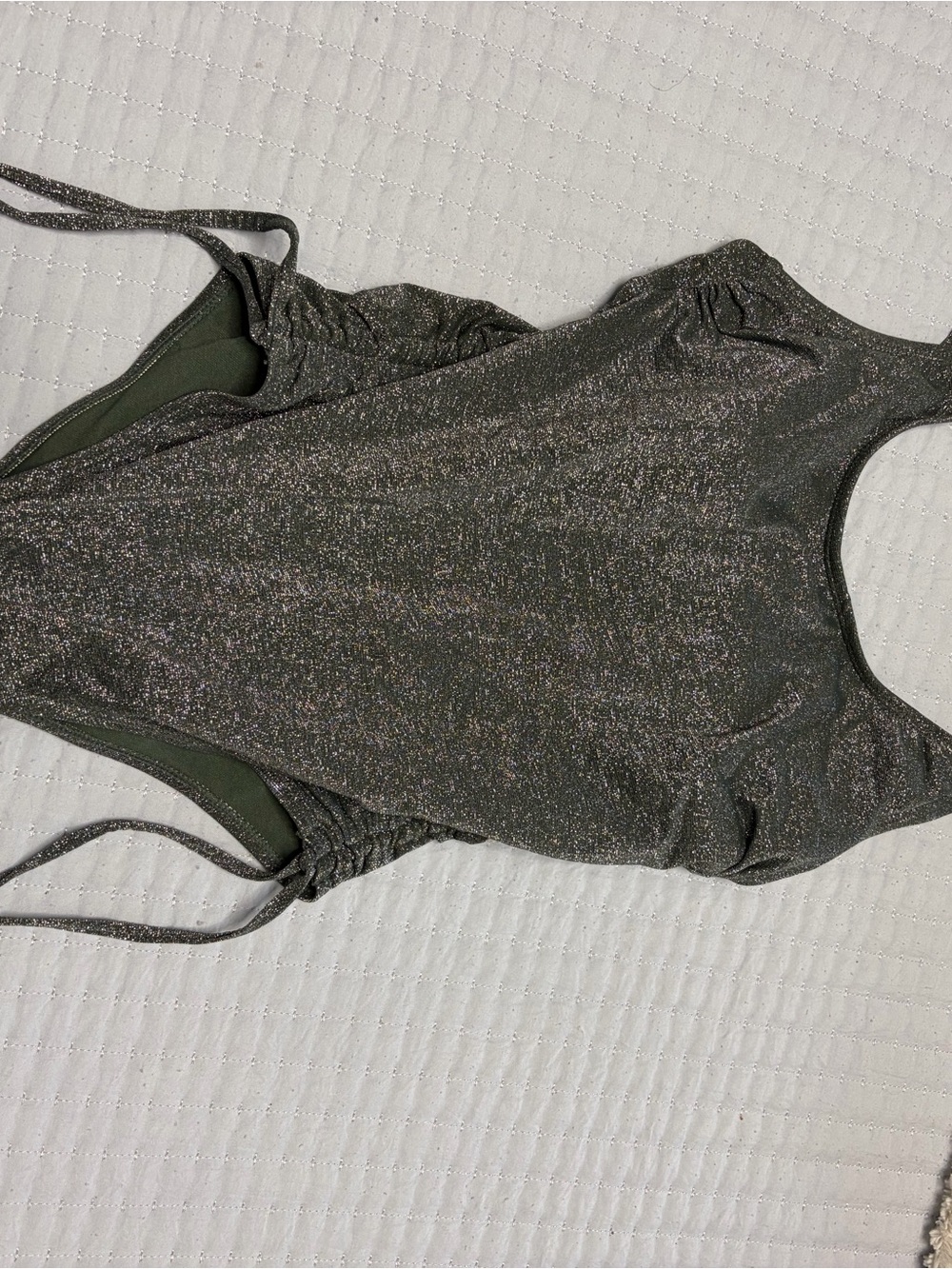 Green One-Piece Bathing Suit